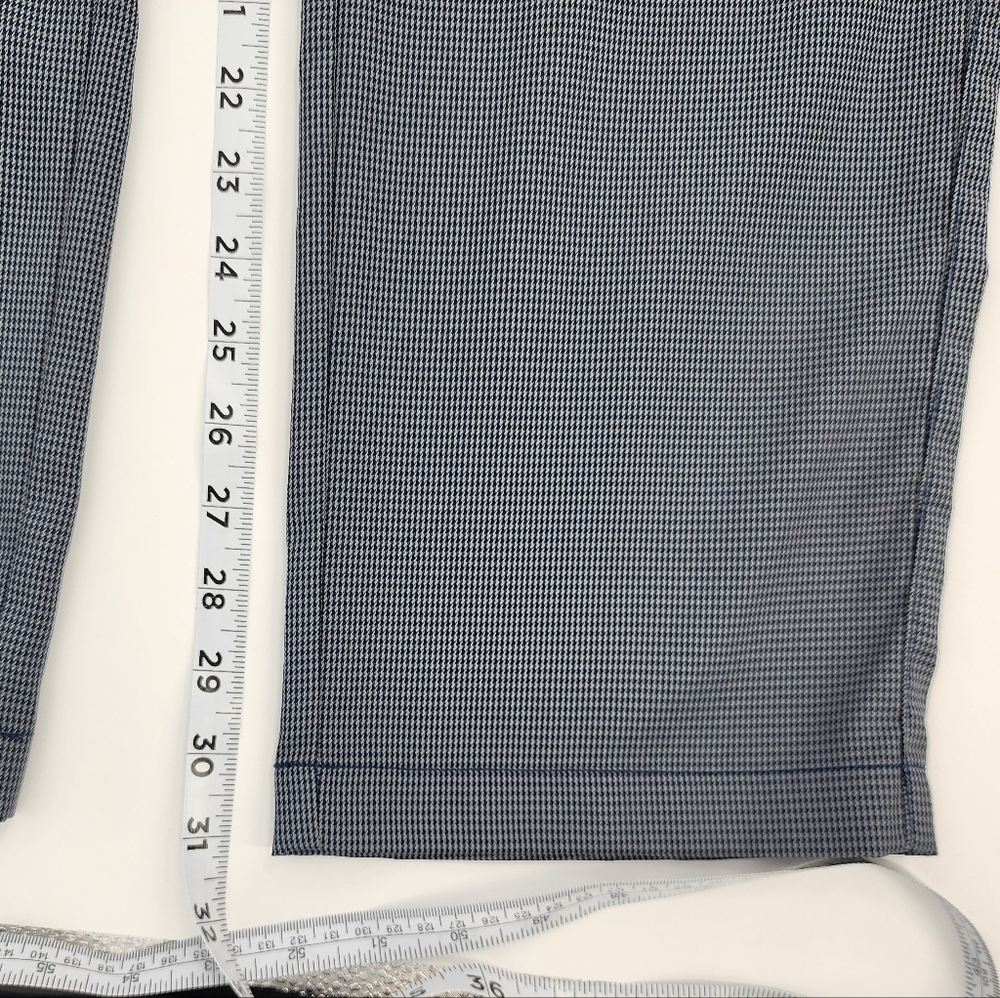 Bonobos Golf Pants Houndstooth Navy Blue Gray 36/32 Slim - Picture 9 of 11
